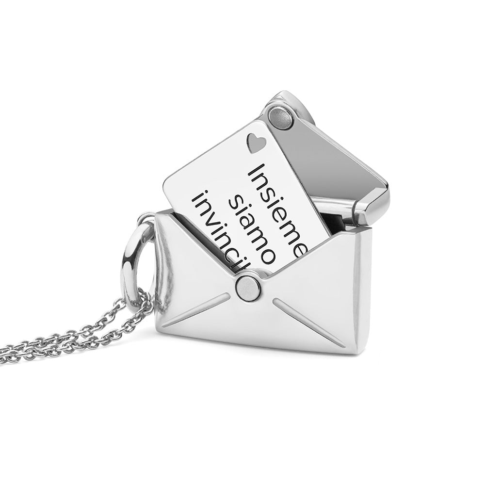 Love Memo Collana + Targhetta