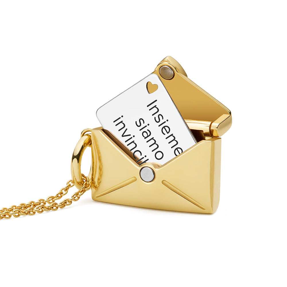 Love Memo Collana + Targhetta