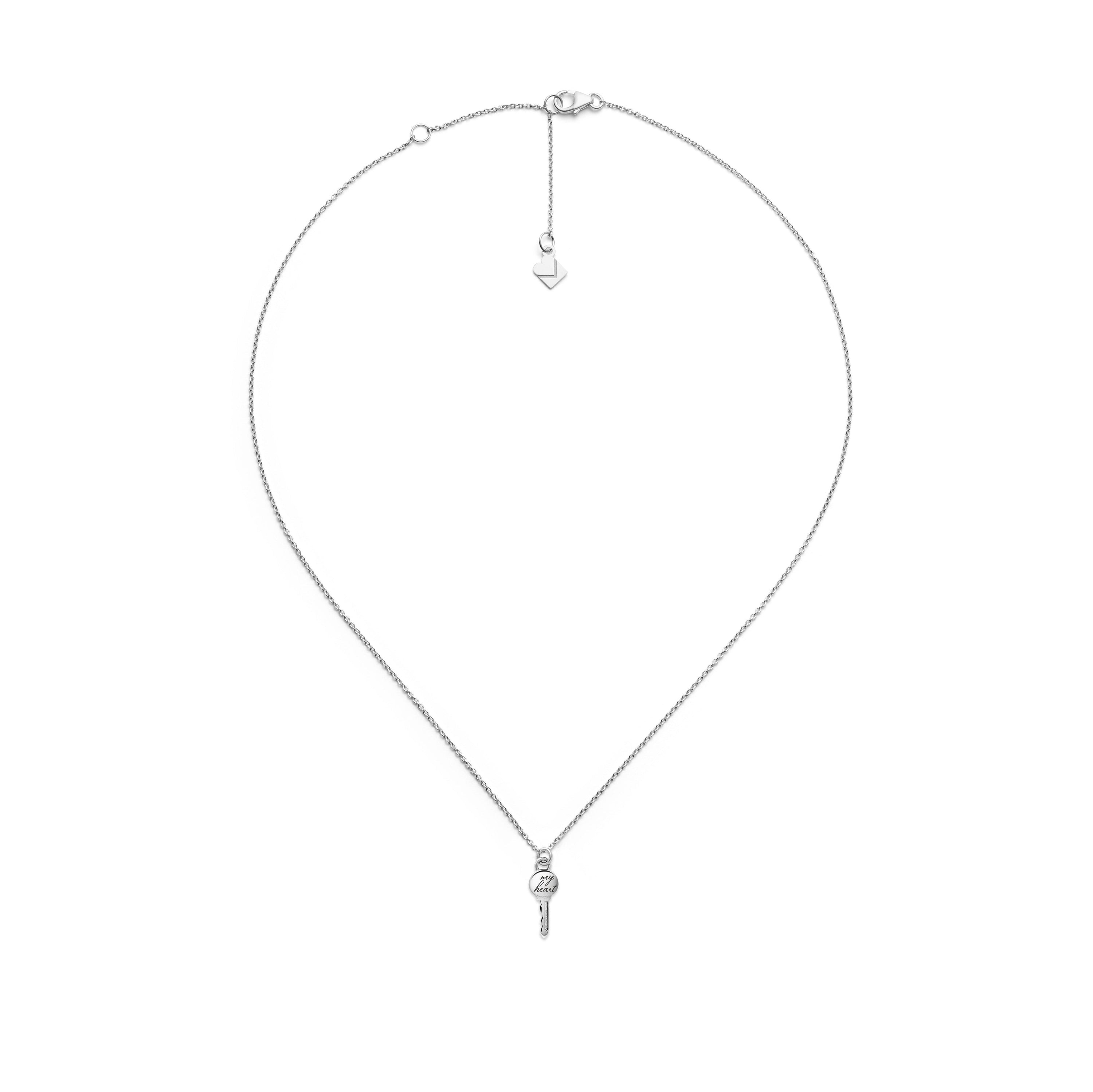 Collana doppia Cuore & Chiave