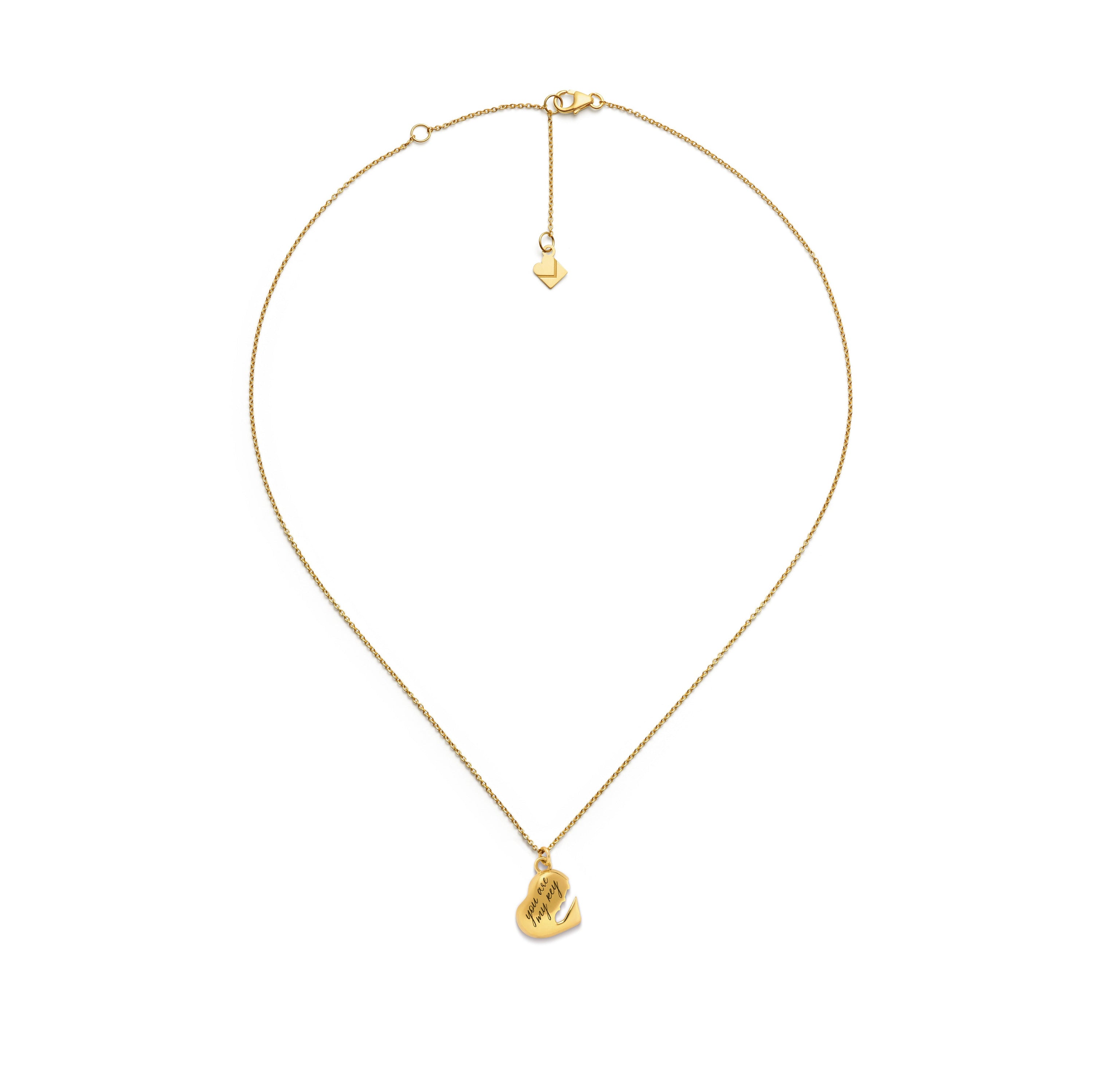 Collana doppia Cuore & Chiave