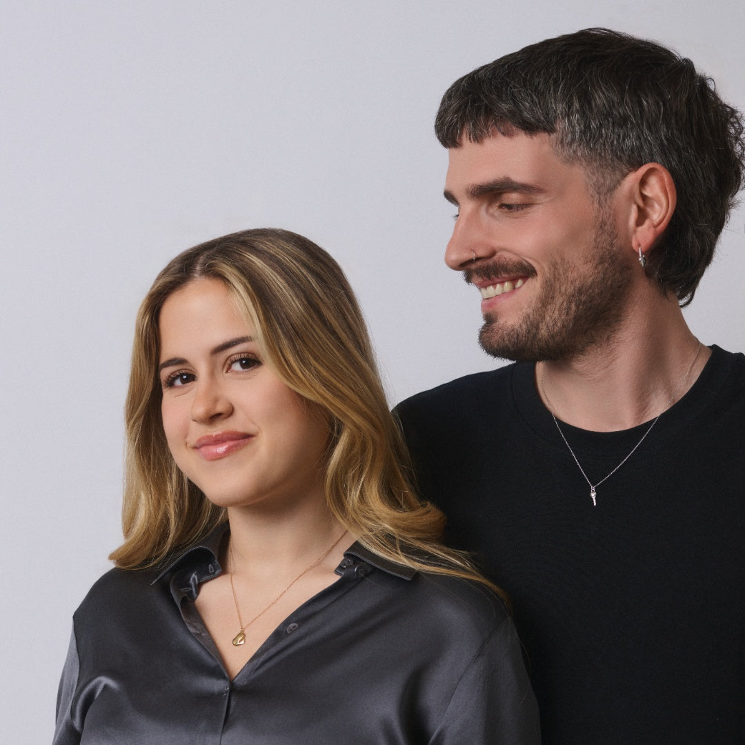 Collana doppia Cuore & Chiave