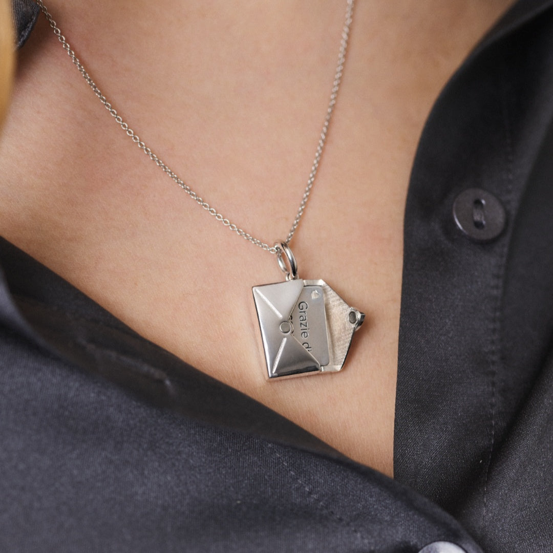 Love Memo Collana + Targhetta