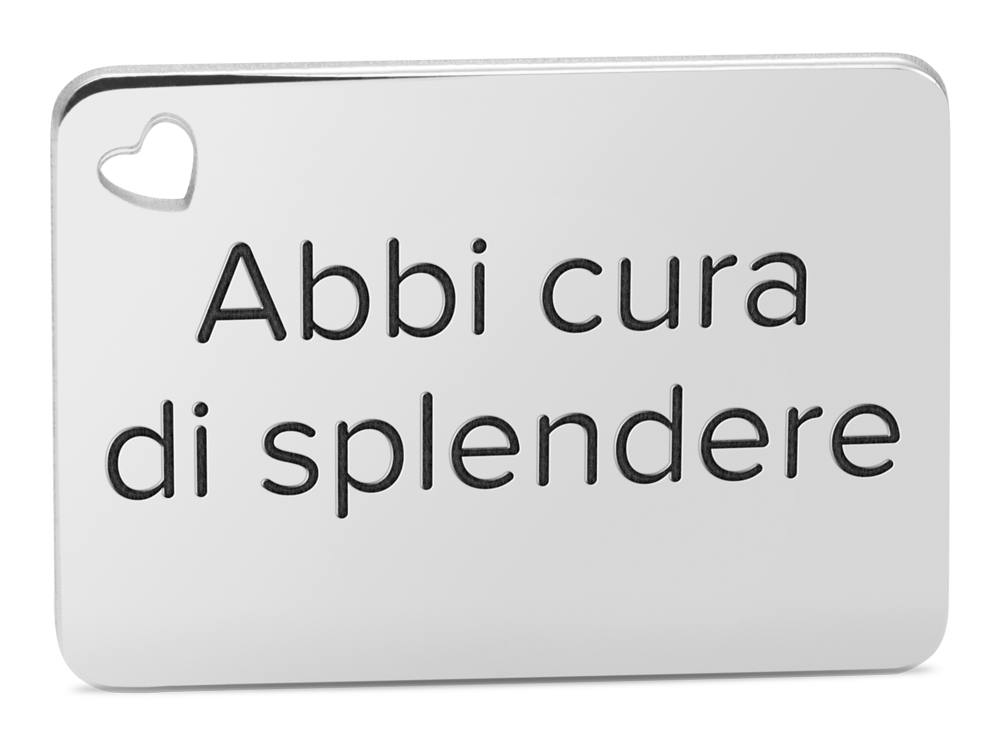Targhetta Love Memo
