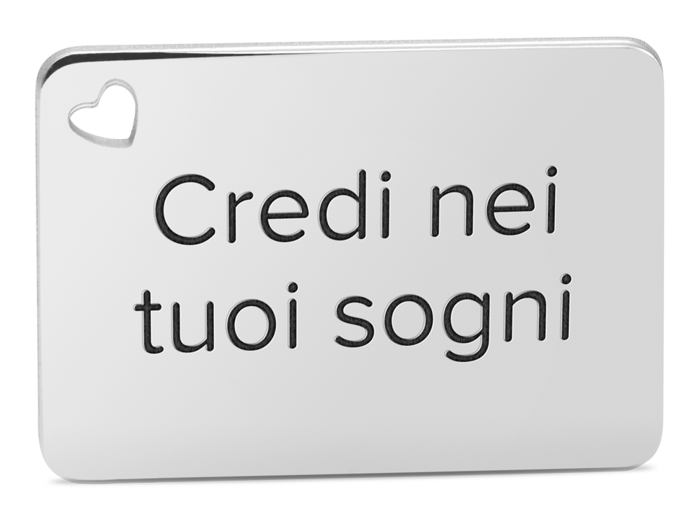 Targhetta Love Memo