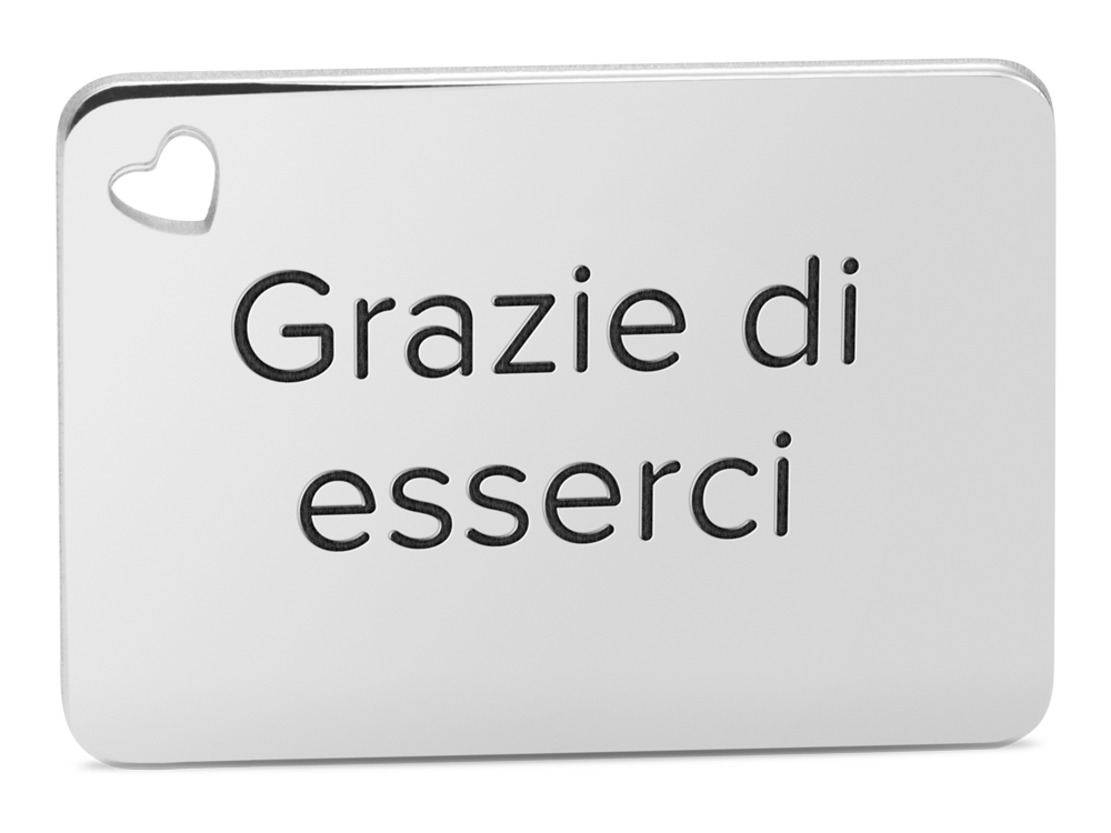 Targhetta Love Memo
