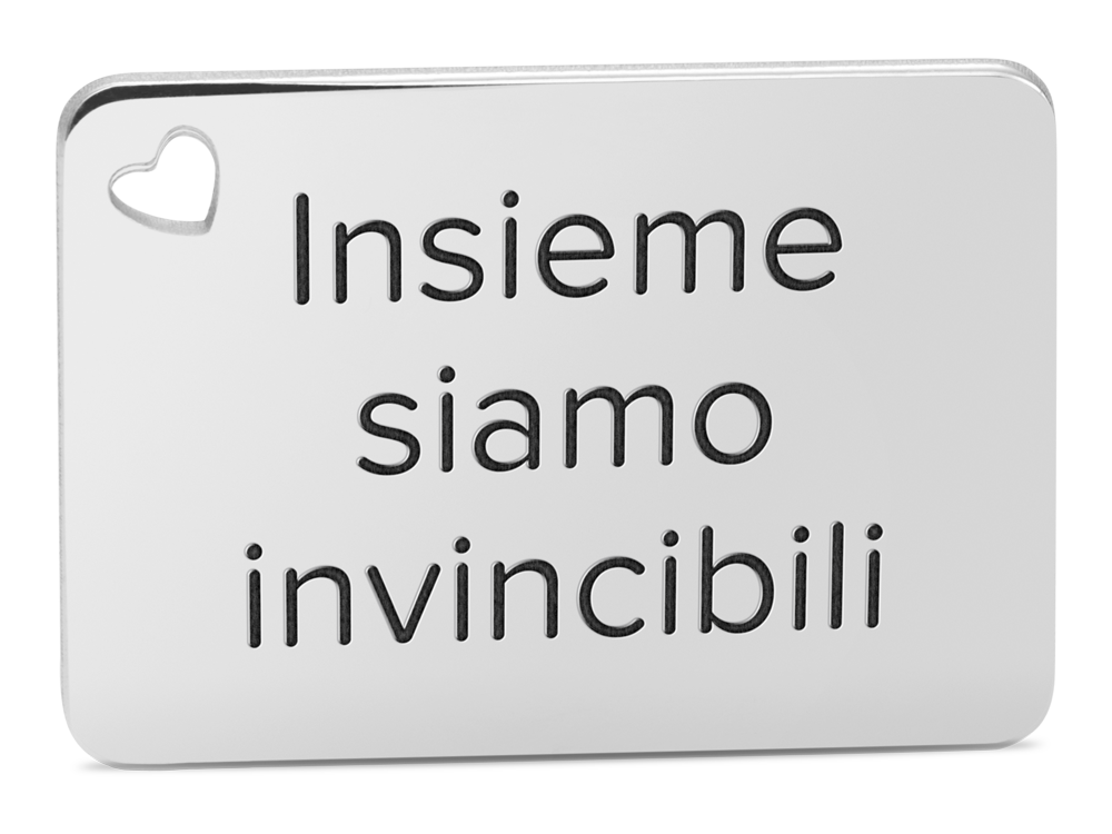 Targhetta Love Memo