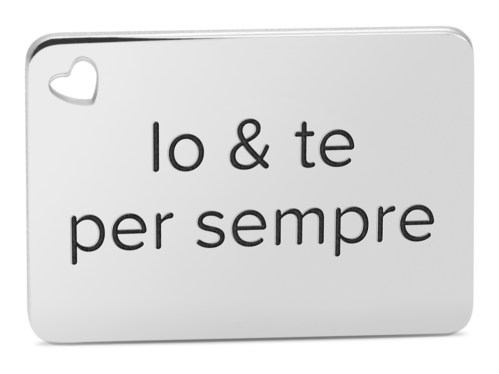 Targhetta Love Memo