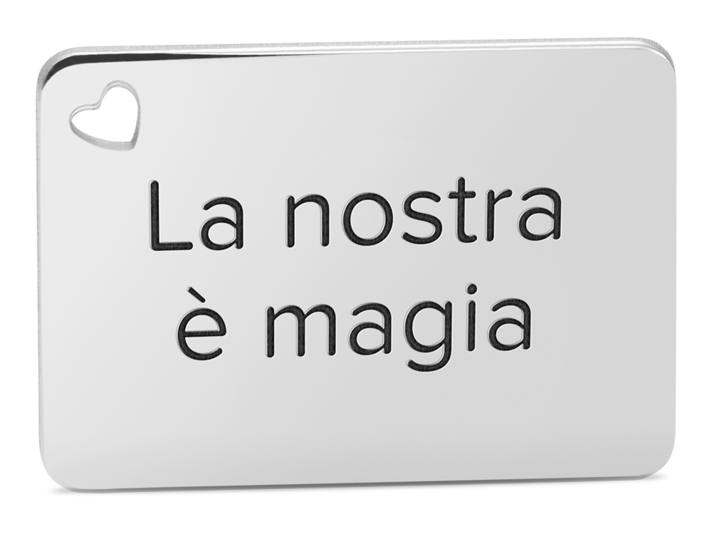 Targhetta Love Memo