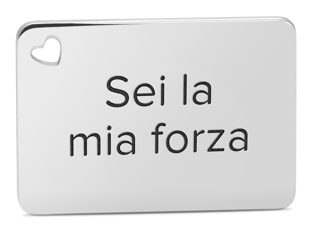 Targhetta Love Memo